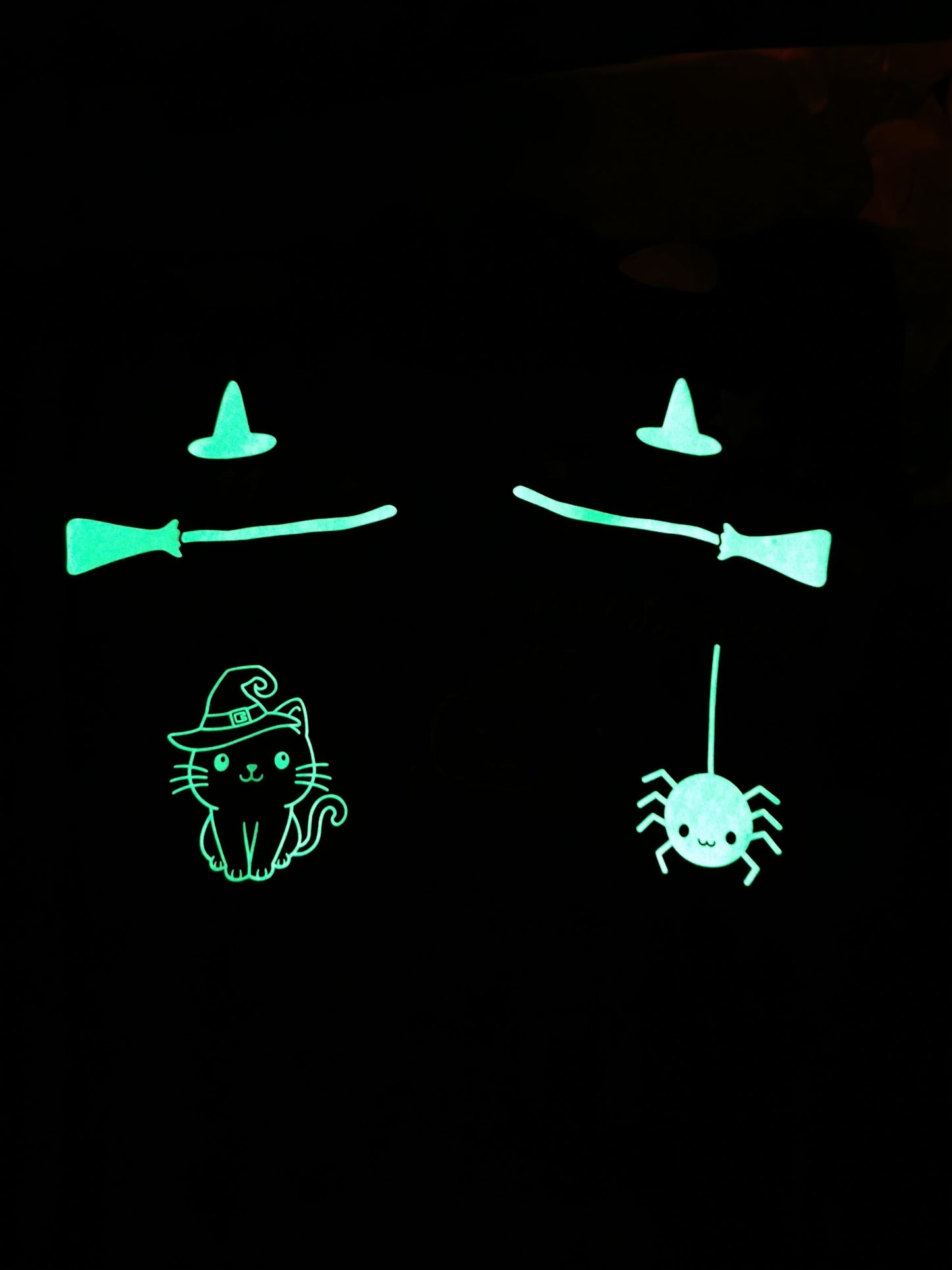 "Trick or Treat" bodysuit set for twins