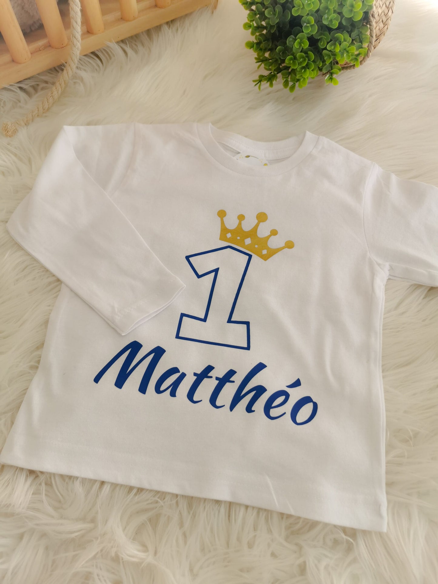 T-shirt Personalizada "One" (aniversário)