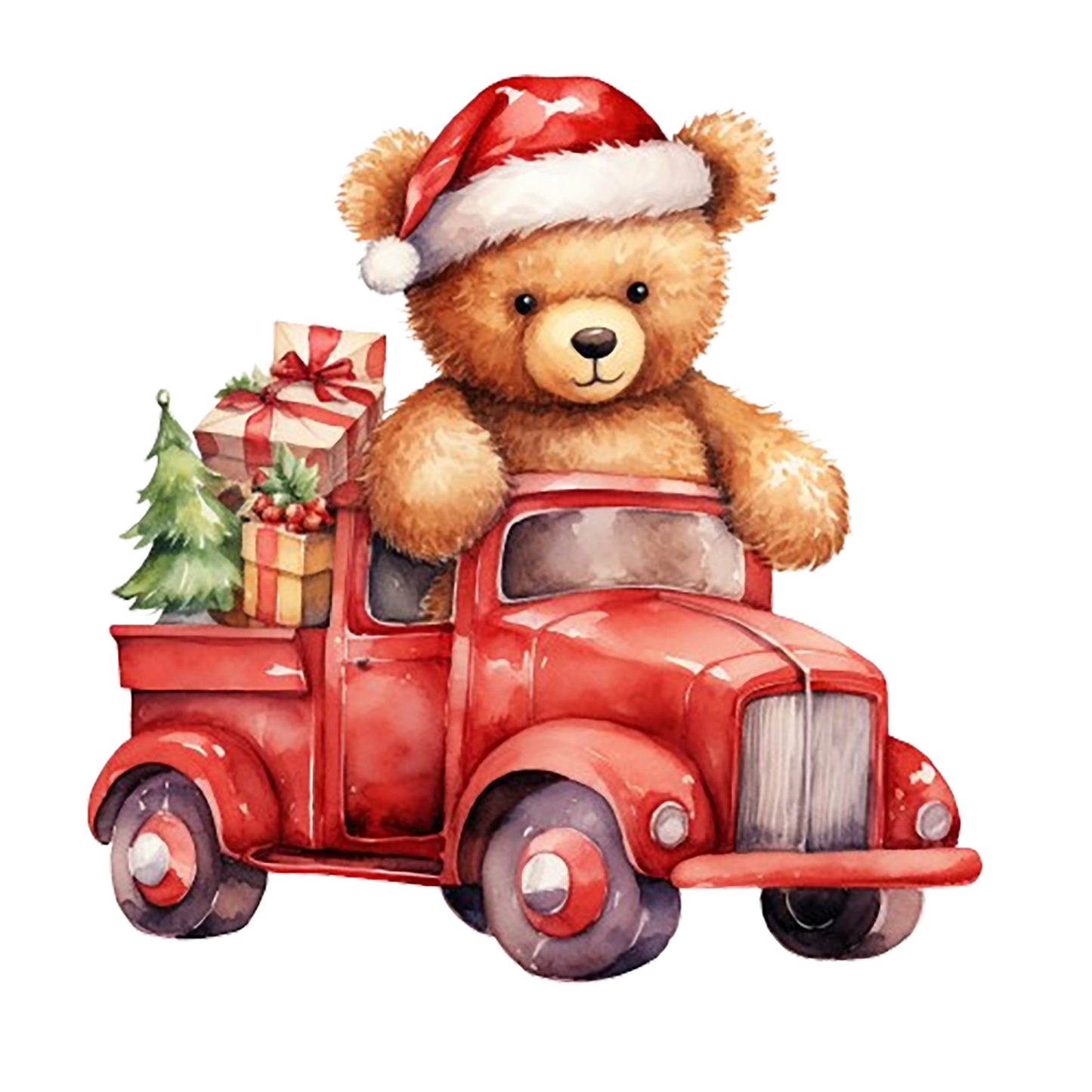 Sweatshirt "Teddy Christmas Car"