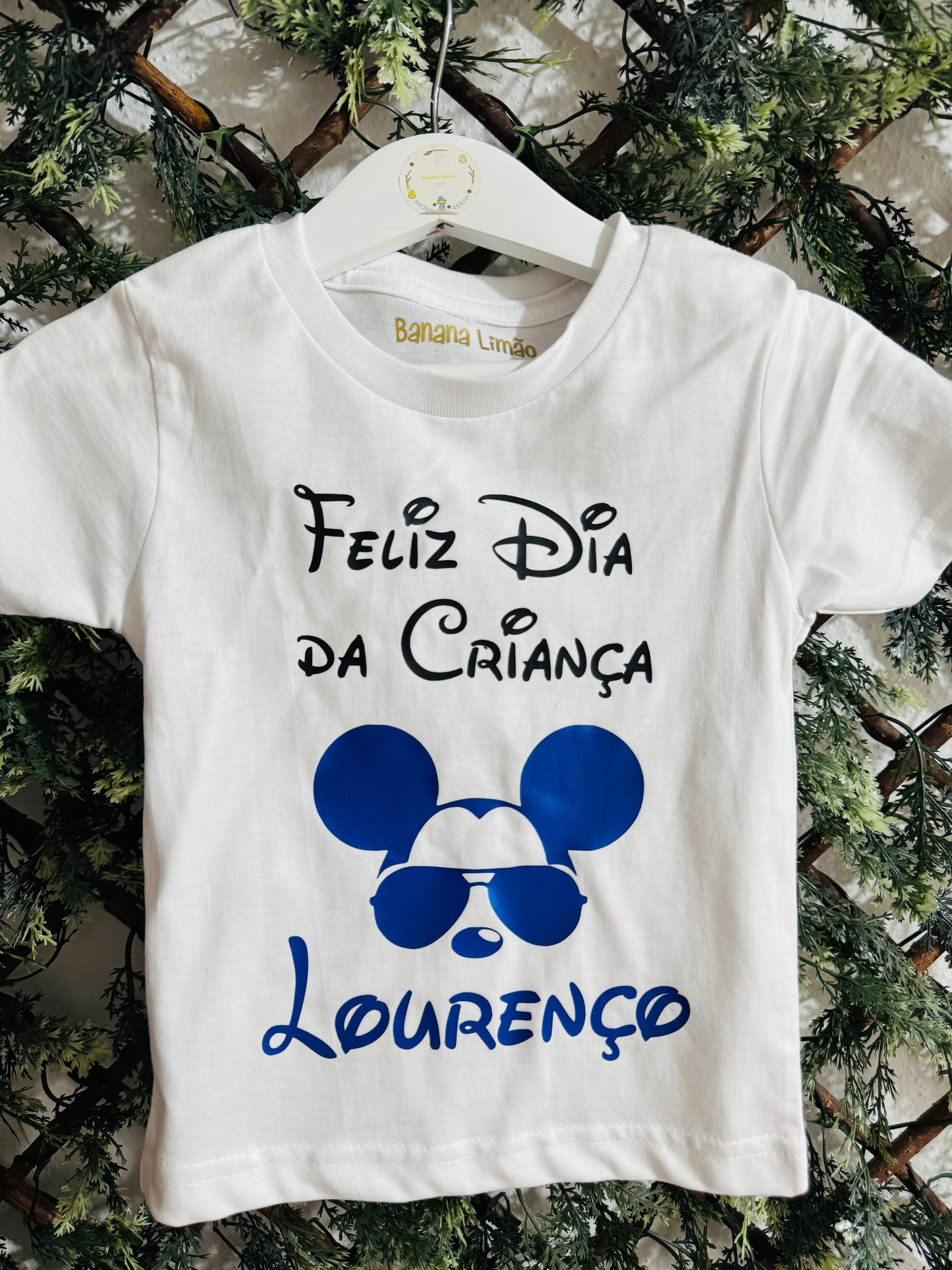 Tshirt "Feliz dia da Criança" - ÚLTIMA ÚNIDADE