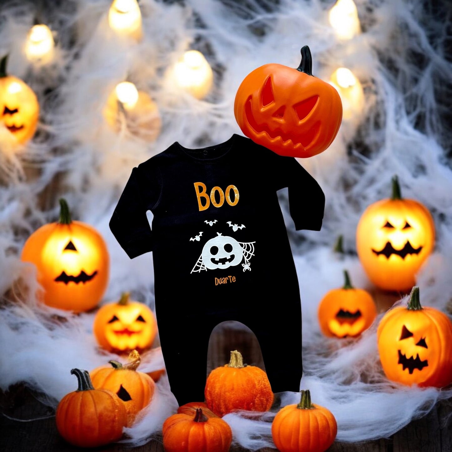 Babygrow de Halloween "Boo"