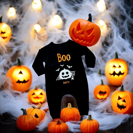 Babygrow de Halloween "Boo"