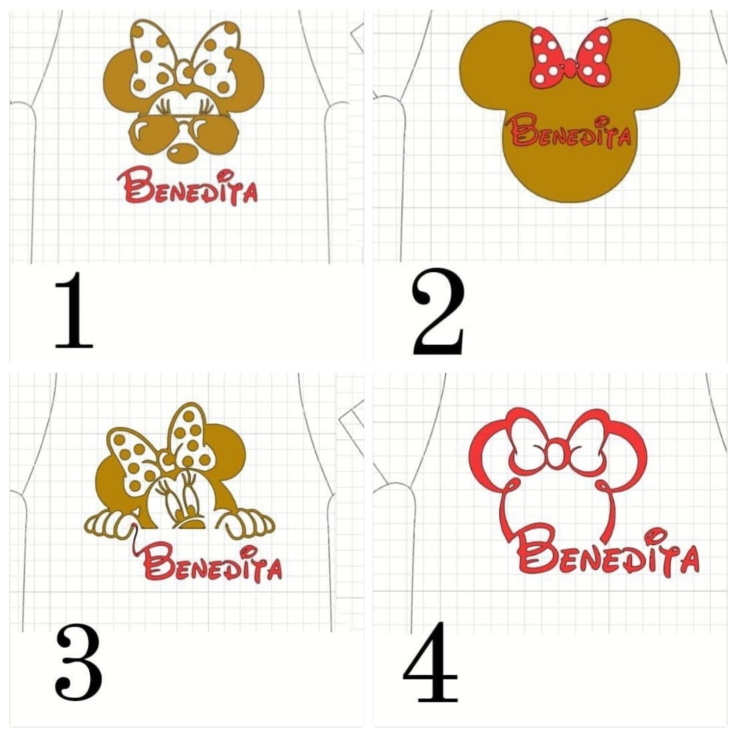 Conjunto "Minnie Mouse"