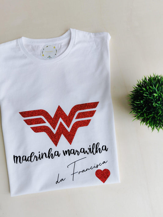 Tshirt "Madrinha Maravilha"