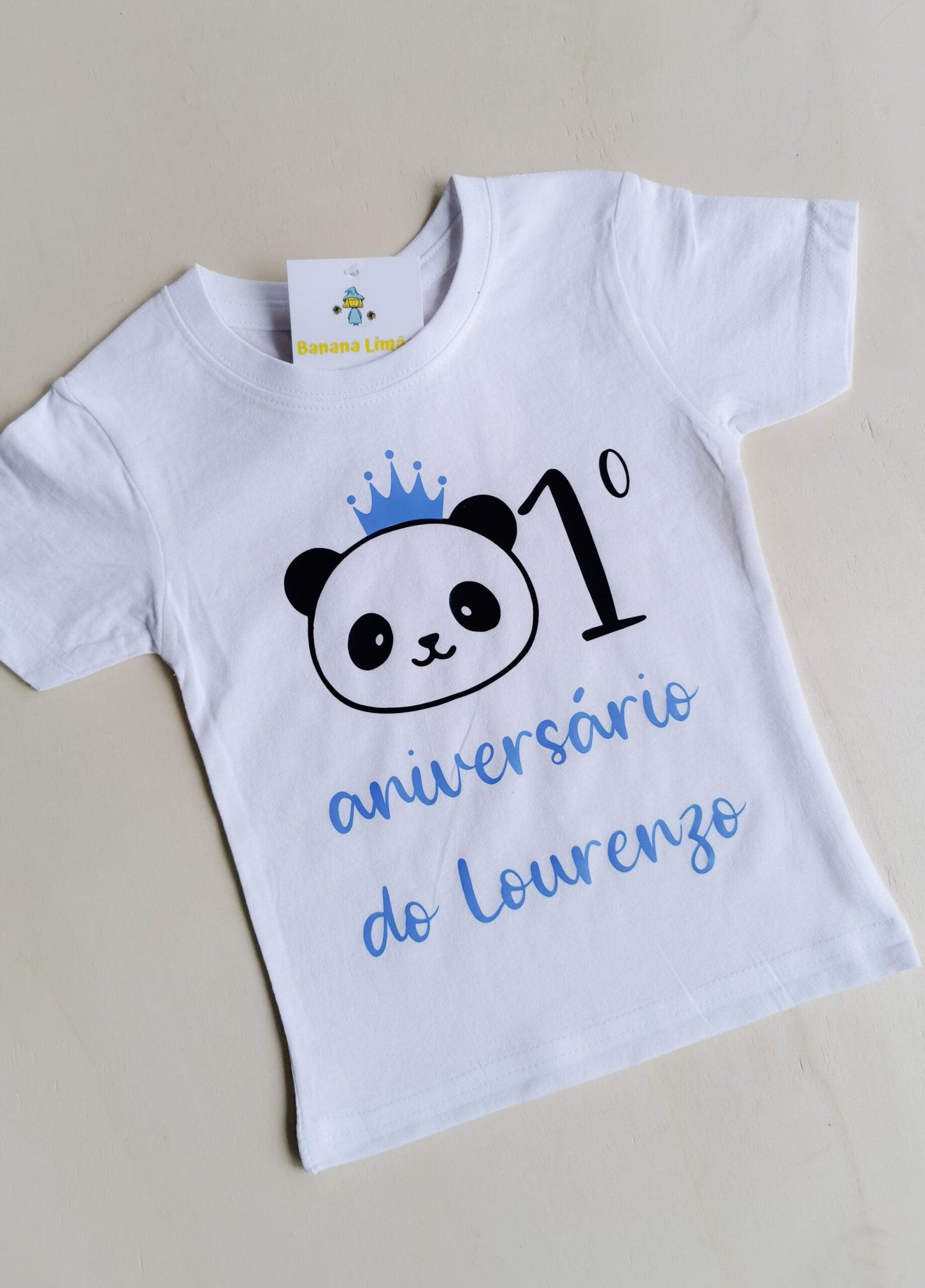 Personalized Tshirt "My Birthday" - Panda