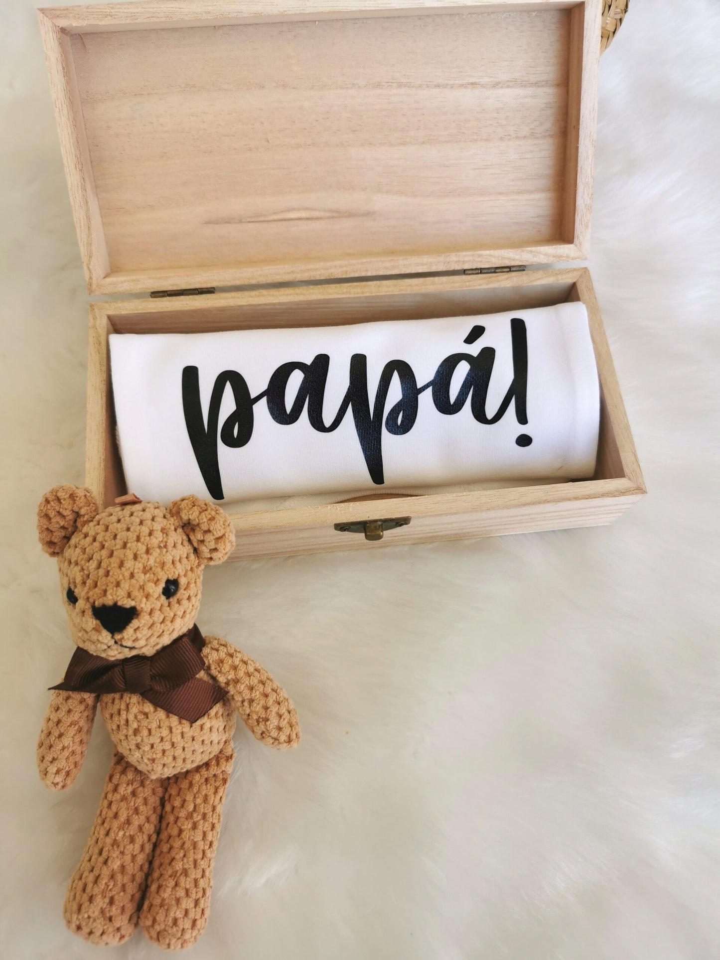 Pregnancy announcement box - YOUR SENTENCE