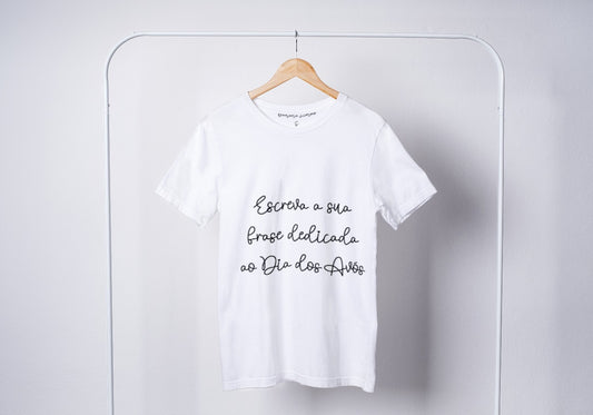 Tshirt adulto "Personalziada a pedido da cliente"